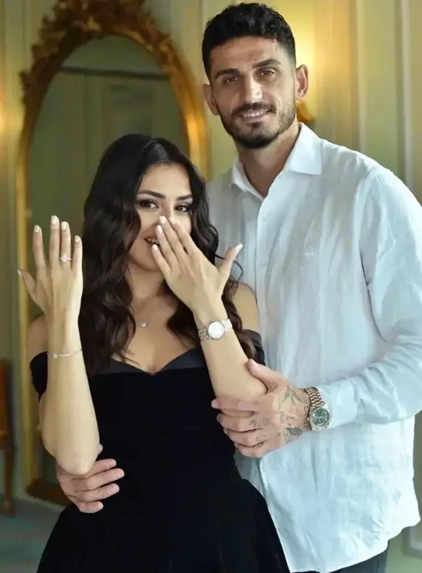 Hazal Çağlar ile Samet Akaydın nişanlandı