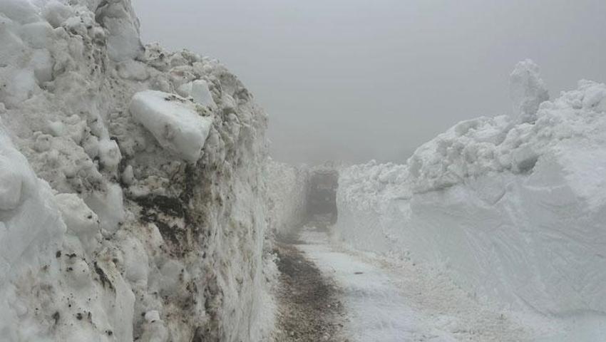 Kar yağışları sonrası haziran ayında zorlu mücadele başladı! İl Özel İdaresi ekipleri çalışmalara başladı