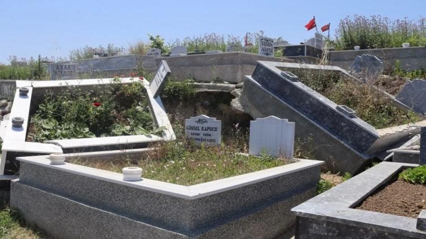 Samsun'da mezarlardan kemikler fırladı: Korkunç manzara! Acil çağrı yapıldı