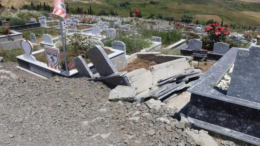 Samsun'da mezarlardan kemikler fırladı: Korkunç manzara! Acil çağrı yapıldı