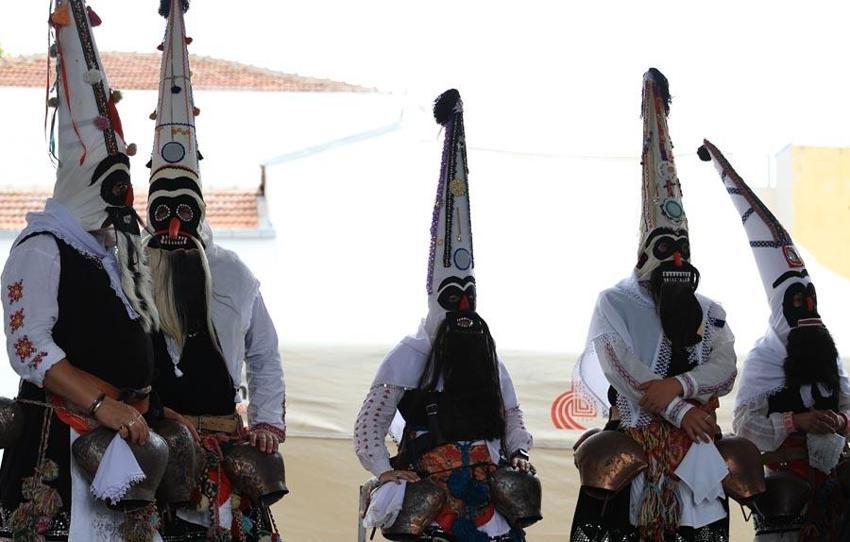 Uluslararası Balkan Folklor Festivali kapsamında Edirne’de 'kuker' geleneği canlandırıldı