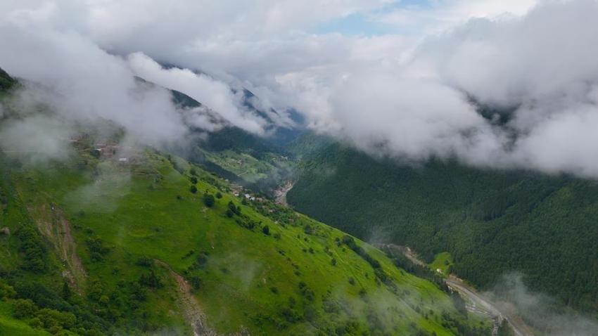 Tosun Paşa'daki Yeşil Vadi gibi! Gümüşhane'deki cennetin adı: Santa Harabeleri