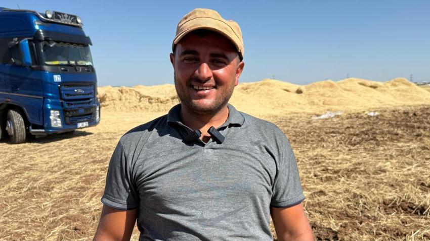 Diyarbakır Ovası'nda kavurucu mesai: 45 derece sıcakta hasat devam ediyor