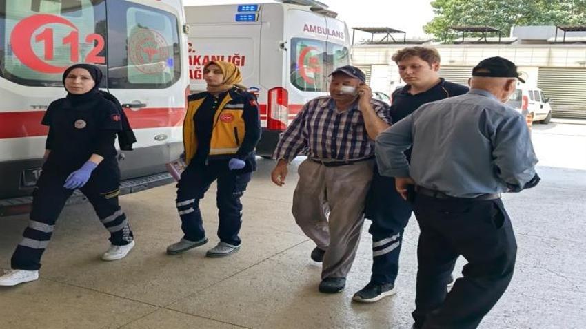 Alkollü genç serinlemek istedi! Hortumla ıslatmayan bahçıvana dersini verdi