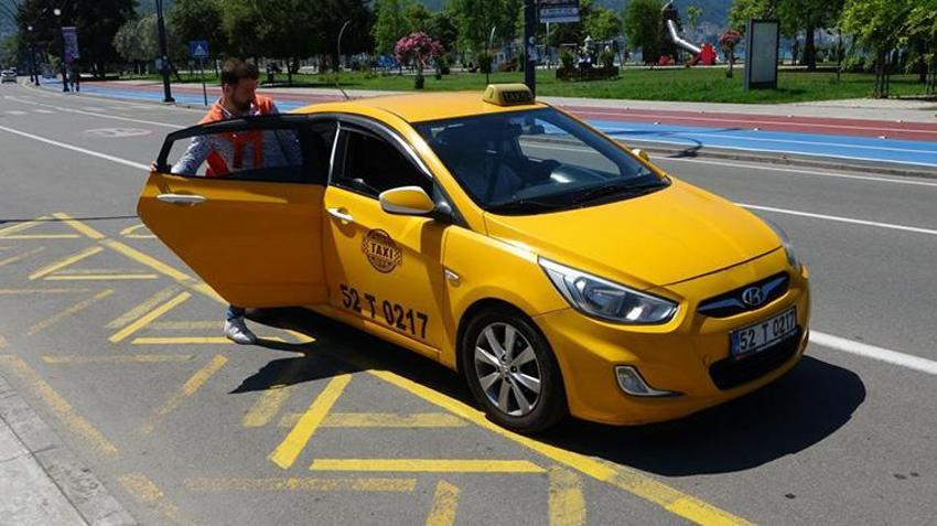 Ordu'da taksiciden sıra dışı yolculuk deneyimi! Şifreyi çözene ödül var