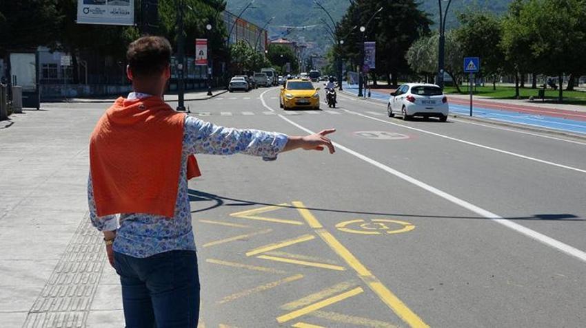 Ordu'da taksiciden sıra dışı yolculuk deneyimi! Şifreyi çözene ödül var