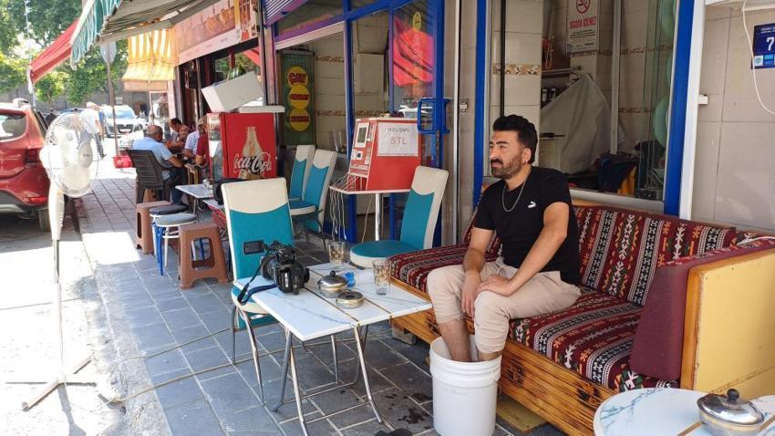 Kayseri'de termometreler 40 dereceyi gördü, havuzlar çeşmeler doldu taştı!