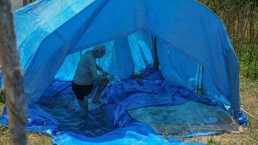 Kastamonulu dede torunu için aquapark yaptı! 'Ergün'ün kafası gitmiş diyorlardı'
