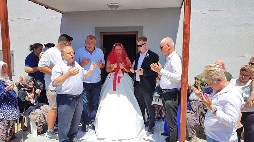 Keşan'da çiftçilerin unutulmaz düğünü! Böyle konvoy çok az görülür