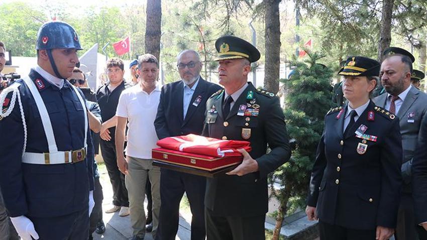 67 yıl önce Mardin'de şehit olup defnedilen askerin naaşı, Çankırı'ya nakledildi