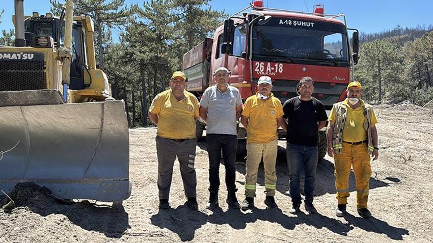 Eskişehir'deki yangında alevler arasında kalan ormancıların görüntüleri ortaya çıktı! 'Müdürüm buraya geliyor'