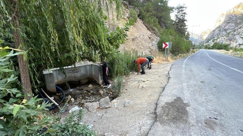 Kahramanmaraş'ta su musluktan değil dağdan geliyor!