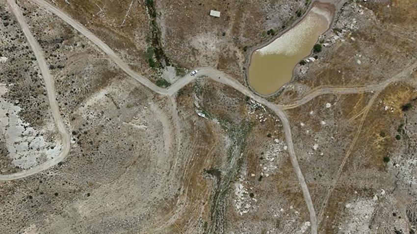 Yıllar sonra gün yüzüne çıktı! Sular çekilince Kayseri'deki gizli şehir göründü