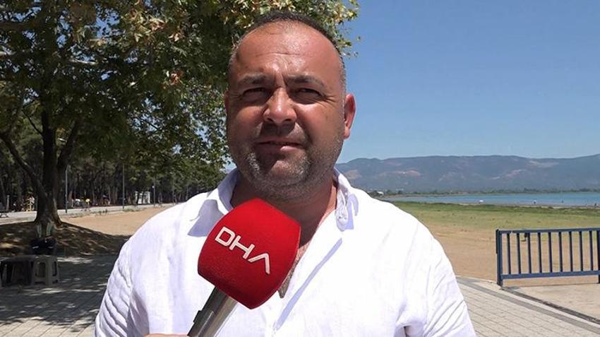 İznik Gölü'ndeki değişim şoke etti! Bir zamanlar deniz otobüslerinin yanaştığı iskele karada kaldı