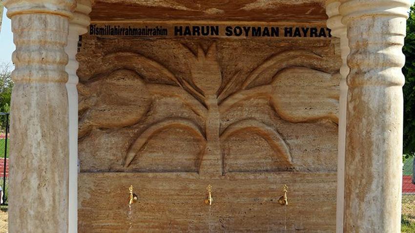 Safiye Soyman, Burdur'da gözyaşları içinde hayrat açılışı yaptı! 'Buradan su içen oğluma dua etsin'