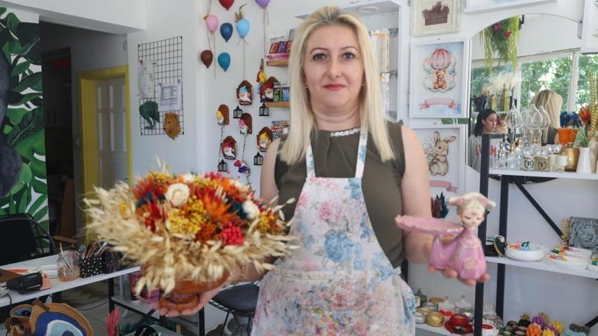 Kırşehirli girişimci kadın terapi diyerek işe başladı, 20 metrekarede dünyaya satıyor!