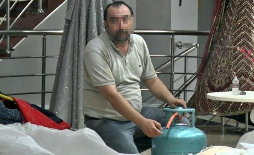 Uzaklaştırma kararını alan koca kriz geçirdi! Önce çatıya çıktı, sonra mağazayı savaş alanına çevirdi