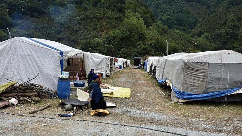 Çadırlar kuruldu hazırlıklar tamamlandı! Doğu ve Güneydoğu Anadolu'dan onlarca aile Ordu'ya geldi