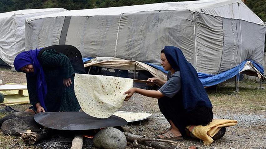 Çadırlar kuruldu hazırlıklar tamamlandı! Doğu ve Güneydoğu Anadolu'dan onlarca aile Ordu'ya geldi