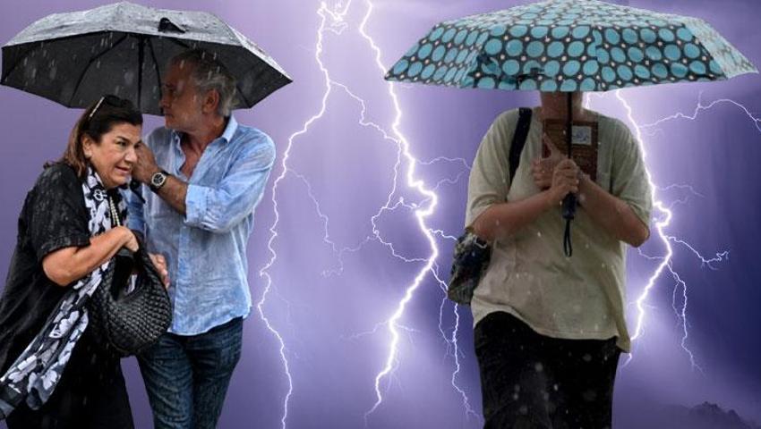 Gök gürültülü sağanak yağışlar geliyor! Meteoroloji başta İstanbul ve Ankara olmak üzere birçok ili uyardı