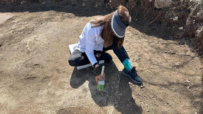 Mezar kazısı, 1700 yıllık sırrı ortaya çıkardı: Diyarbakır'da bulunan mozaik dünyayı sarsacak!