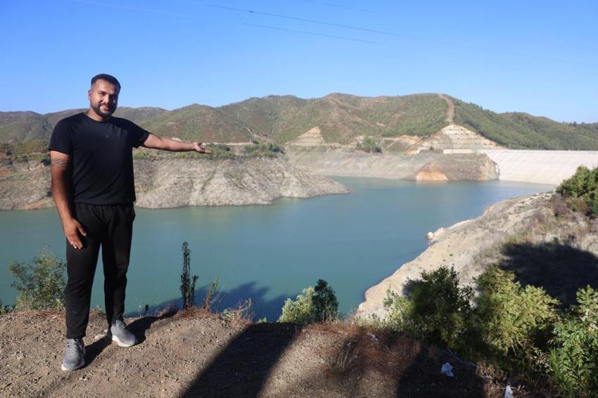 Hatay'da kuraklık seviyesi alarm veriyor! Korkutan baraj manzarası: Su seviyesi en düşük seviyesinde!