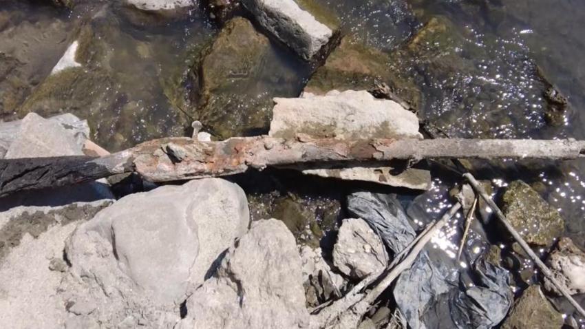 Edirne'de sular çekildi, nehirde tarihi tüfek bulundu