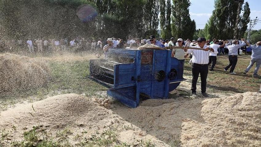 Bayburt'ta "6. Harman Festivali" başladı! Köydeki müzede gerçekleştiriliyor