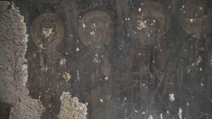 Bizans'tan Kayseri'ye kaldı! Duvarları tasvirli kilise dikkat çekiyor