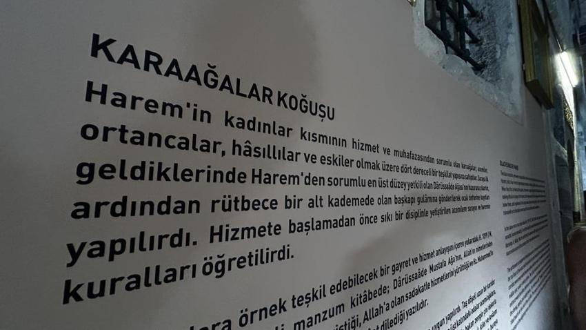 Topkapı Sarayı'nda bir bölüm daha açıldı: Karaağalar Koğuşu ziyaret edilebiliyor