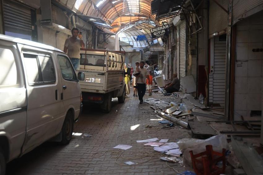 Hatay'da yıkım başladı: Tarihi Uzun Çarşı'da restorasyon modernleşiyor
