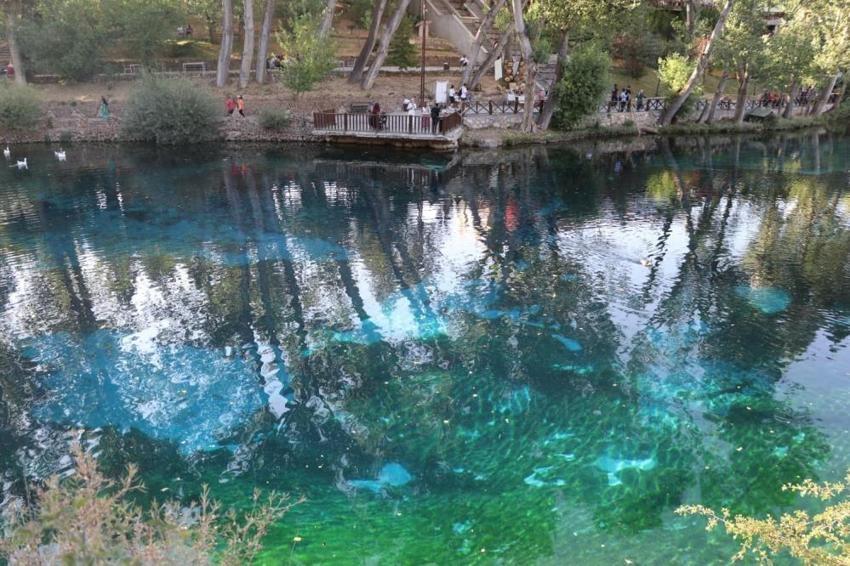 Bozkırdaki saklı cennete ziyaretçi akını var!