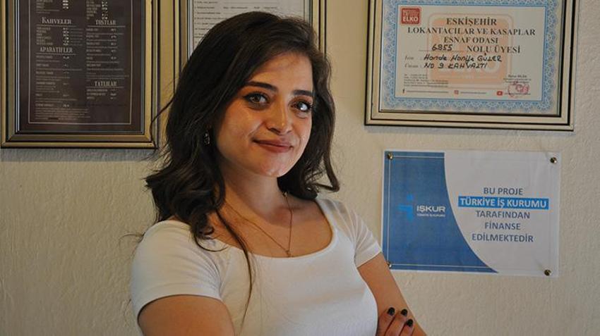 Eskişehirli genç kadın çocukluk hayalini İŞKUR desteğiyle gerçekleştirdi! Sosyal medyada gördü harekete geçti