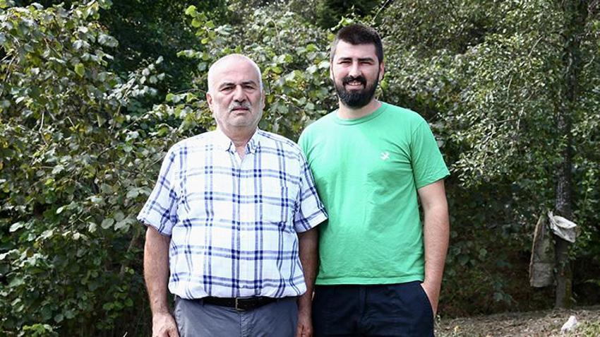 Giresunlu baba ve oğul kurdukları sistemle fındık verimini iki kat artırdı! Proje basit kârı yüksek