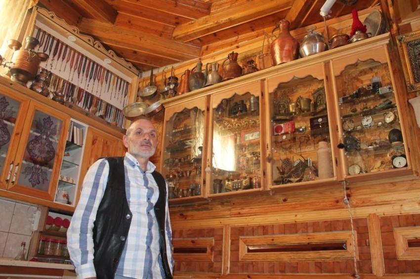 Baba ocağı evini müzeye çevirdi: Binlerce antikayı sergiliyor