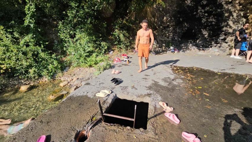 Sosyal medyada viral oldu! Termal turizm cenneti olabilecekken kaderine terk edildi