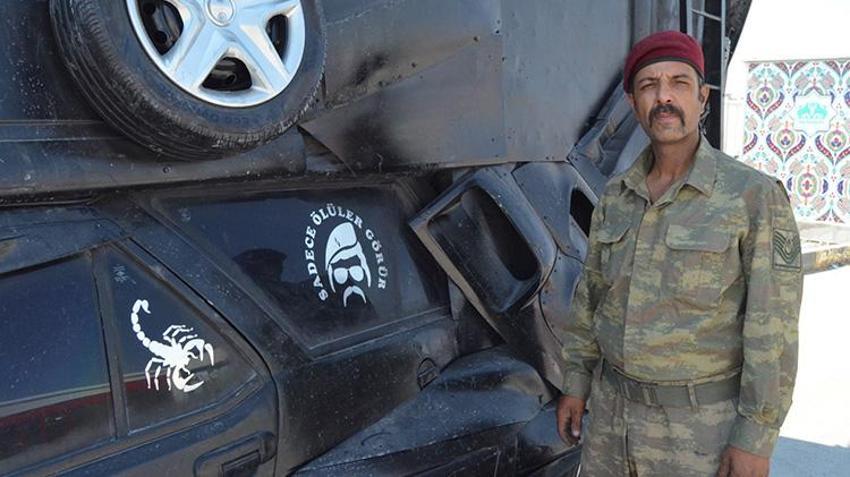 Aksaray'da bilim kurgu filmlerindeki araçları andıran modifiye otomobil, trafikten menedildi