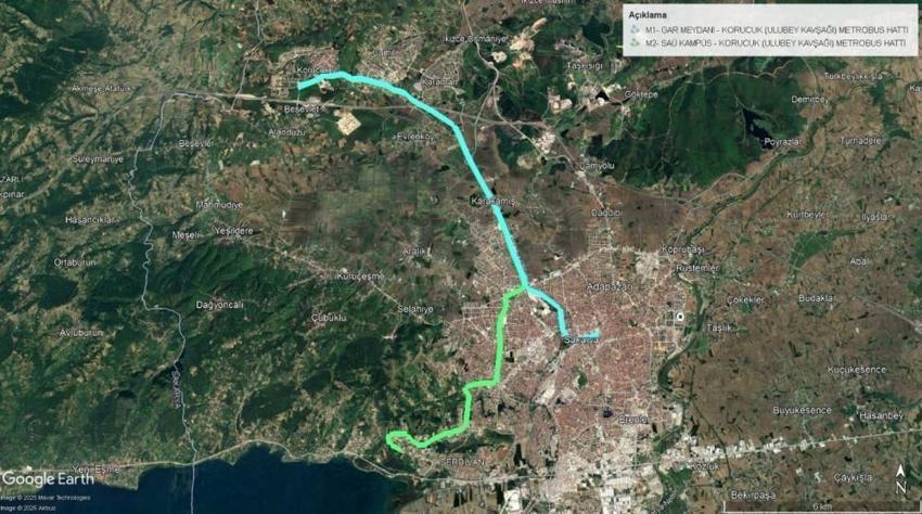 Sakarya'da metrobüsler çalışmaya başlayınca günde 2 bin sefer düzenleyen araç trafikten kalkacak
