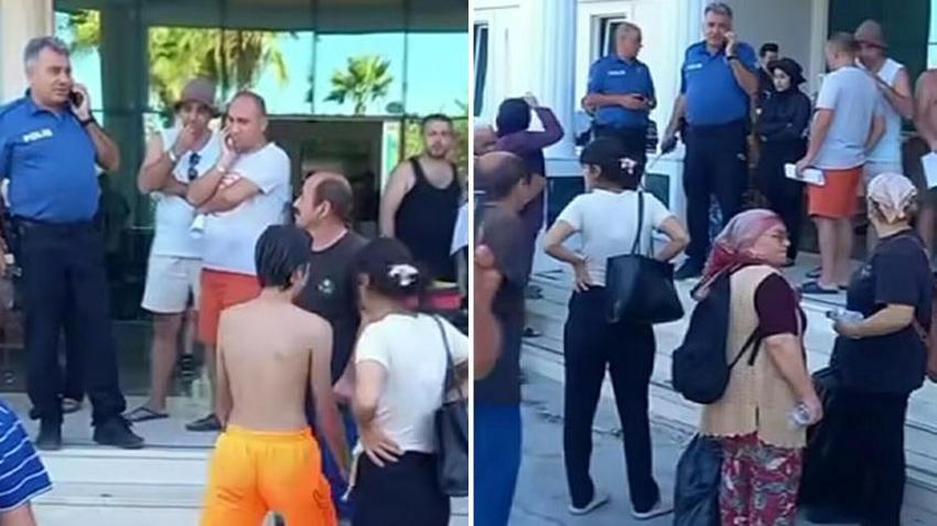 Kuşadası'nda maaşları ödenmeyen personel iş bıraktı! Tesiste kalan turistler mağdur oldu