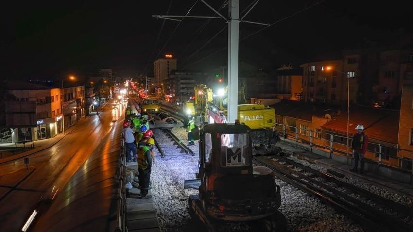 Bursa'da 17 yıl sonra bir ilk: Ulaşımda yıllar sonra bakıma alındı