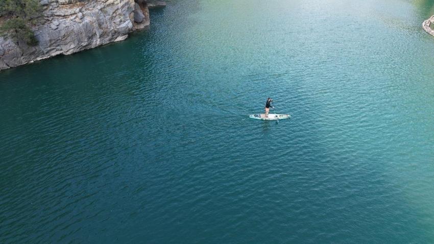 Adana'nın geleceği burada: Dronla görüntülendi, sporcular hayran kaldı!