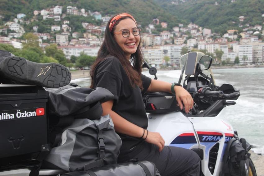 Mühendislik kariyerini bırakıp yollara düştü: Motosikletiyle Türkiye'yi keşfetti