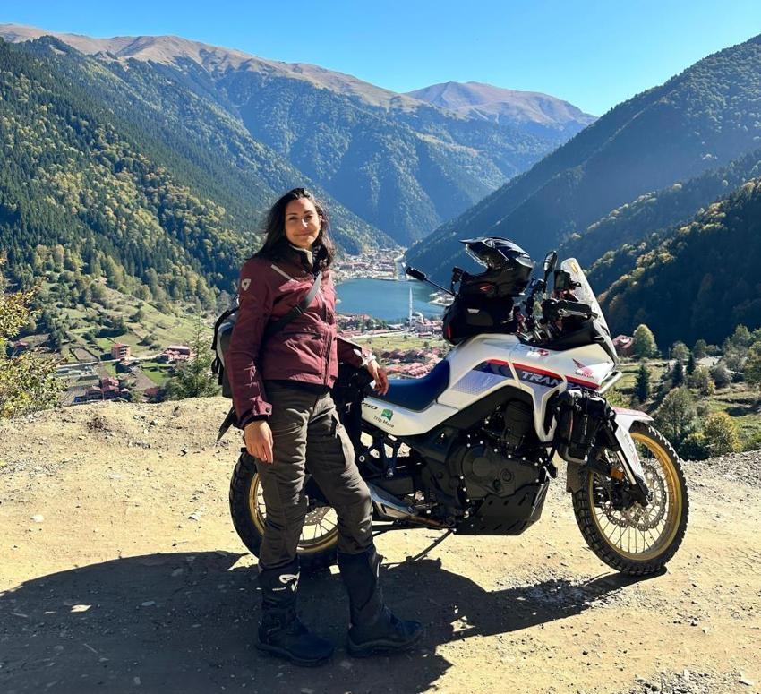 Mühendislik kariyerini bırakıp yollara düştü: Motosikletiyle Türkiye'yi keşfetti