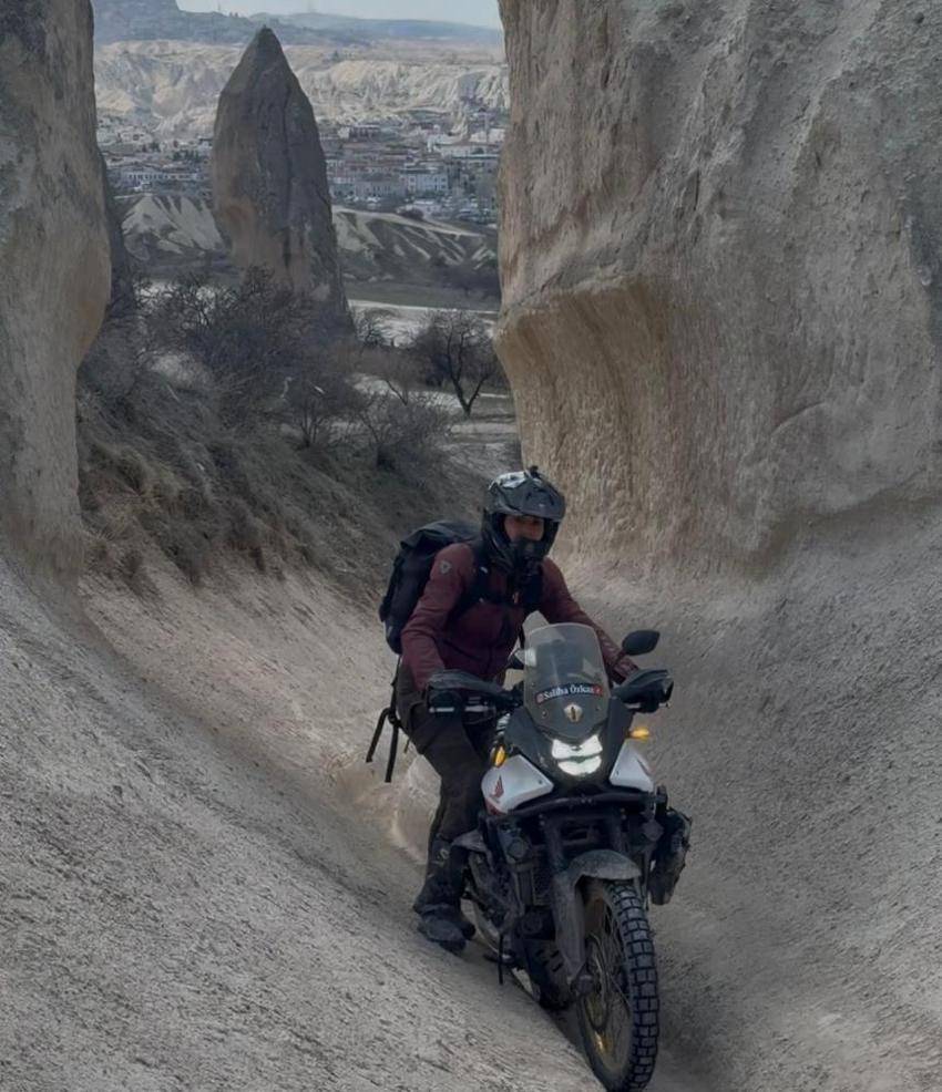 Mühendislik kariyerini bırakıp yollara düştü: Motosikletiyle Türkiye'yi keşfetti