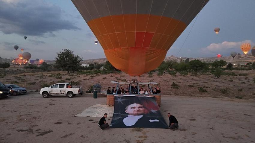 Kapadokya'da balonlar 30 Ağustos için havalandı