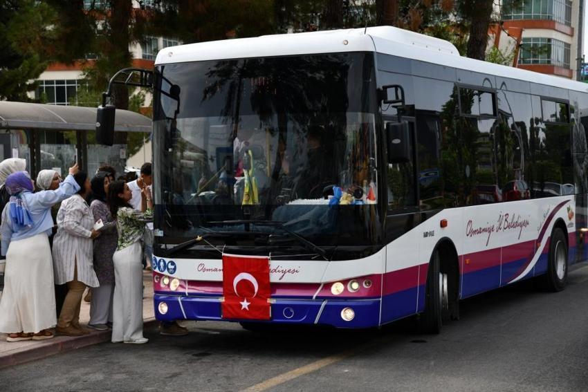 Osmaniye'de dönüşüm başladı: Hizmete başladı, ilk seferini ücretsiz yaptı