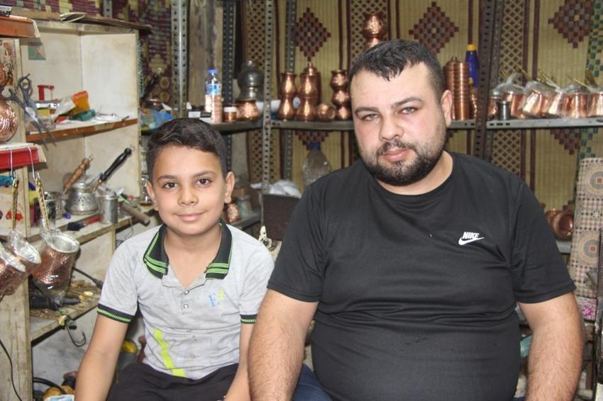 Yılların ustalarına taş çıkartıyor! Gaziantep'in küçük ustası kadim mesleğin yeni varisi oldu