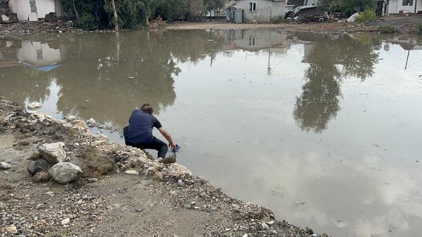 65 yıl sonra Hatay'da görüldü! Yollar göle döndü