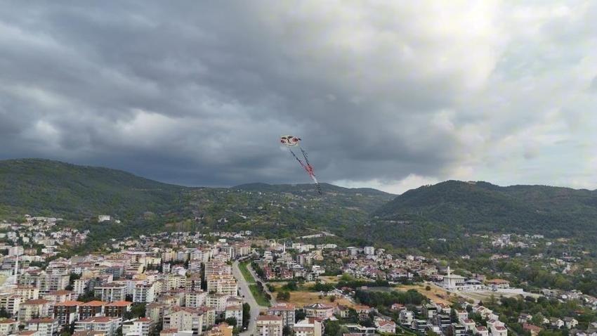 Bursa'da anlamlı uçuş: Filistin için havalandırdılar