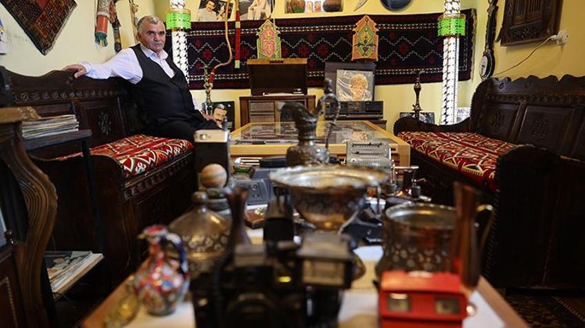 Nevşehir'de bu evin her kapısı geçmişe açılıyor: Biriktirdiği antikalarla evini müzeye çevirdi